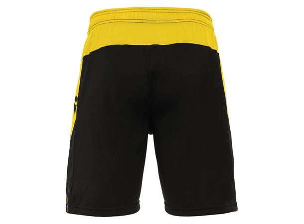 Tempel Match Day Short BLK/YEL XXS Teknisk kampshorts - Unisex 