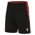 Tempel Match Day Short BLK/RED XXL Teknisk kampshorts - Unisex