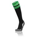 Azlon Socks BLK/GRN S Fotballsokker - Unisex