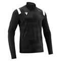 Purus 1/4 Zip Top BLK/WHT 4XL Teknisk treningsgenser - Unisex