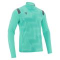 Purus 1/4 Zip Top TRQ/GRY M Teknisk treningsgenser - Unisex