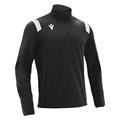 Gange 1/4 Zip Top BLK/WHT L Teknisk treningsgenser - Unisex