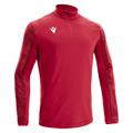 Naryn 1/4 Zip  Top RED M Teknisk treningsgenser - Unisex