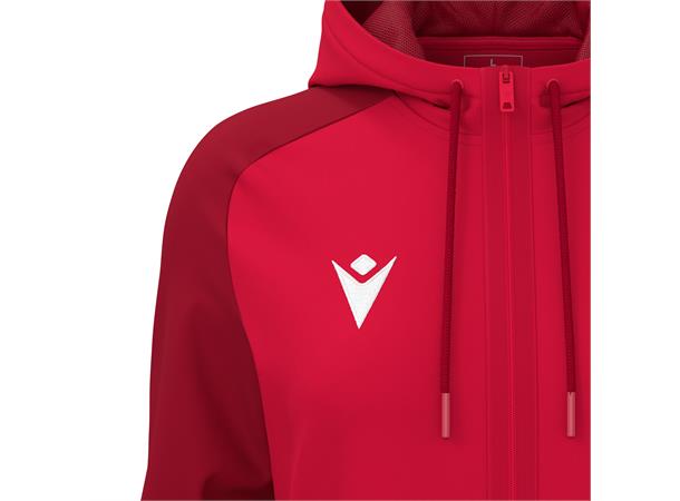 Atlas Hooded Jacket Full Zip W RED 3XS Teknisk full zip hettejakke til dame 