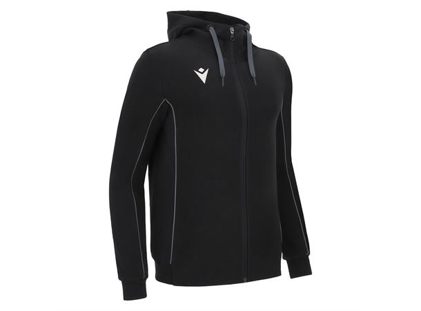 Stage Eco Hooded Jacket BLK/ANT L Hettejakke i Ecotekstil - Unisex 