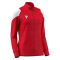 Valkyria Full Zip Top Woman RED/WHT XXS Teknisk reisejakke til dame