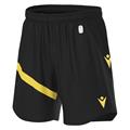 Shen Eco Match Day Shorts BLK/YEL XXL Teknisk shorts i ECO-tekstil - Unisex