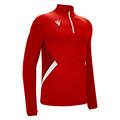 Fraser 1/4 Zip Top RED/WHT 4XL Teknisk treningsgenser - Unisex