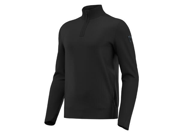 Lunaris 1/4 Zip Sweatshirt BLK M En allsidig genser 