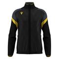 ODIN full zip top BLK/YEL S Jakke med kontrastdetaljer
